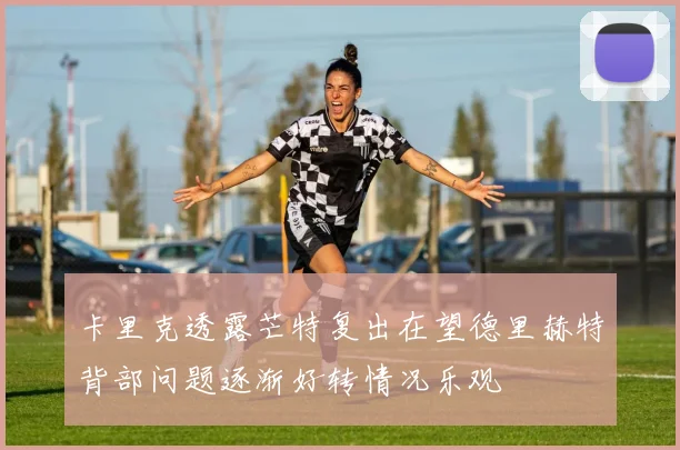 卡里克透露芒特复出在望德里赫特背部问题逐渐好转情况乐观